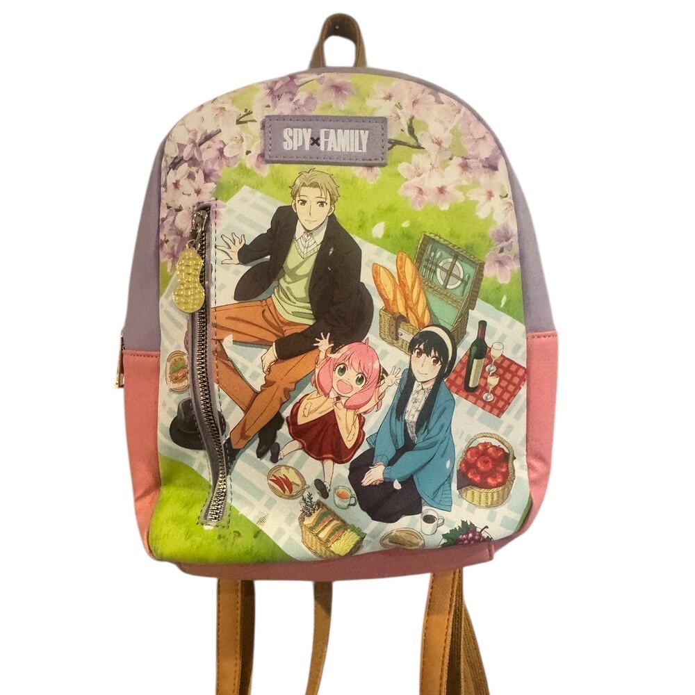 Spy X Family Forger Picnic Mini Backpack NWOT animae